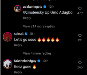 Award-winning vocalist Adekunle Gold collaborated with Zinoleesky on the smash song "Party No Dey Stop," which received praise from some of the greatest names in the business. Falz and DJ Spinall expressed their opinions about the song in the comment area of Adekunle Gold's social media posts, and they were clearly excited. Enioluwa, a well-known influencer and TV broadcaster, also provided his opinion on the popular song.