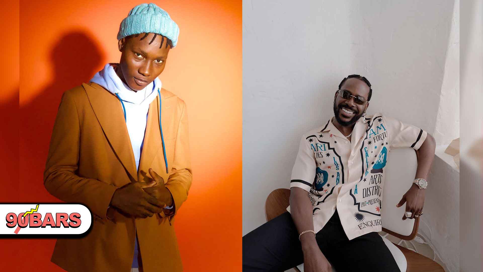 Celebrities react to Zinoleesky's explosive new song by Adekunle Gold.